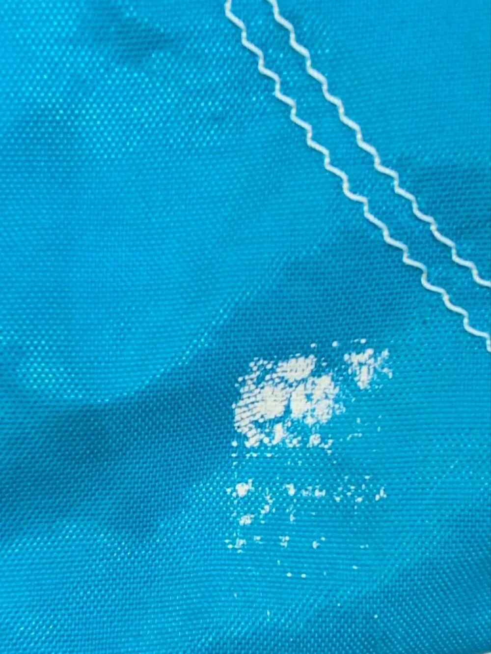 Nike Blue and White Drawstring Gym Bag